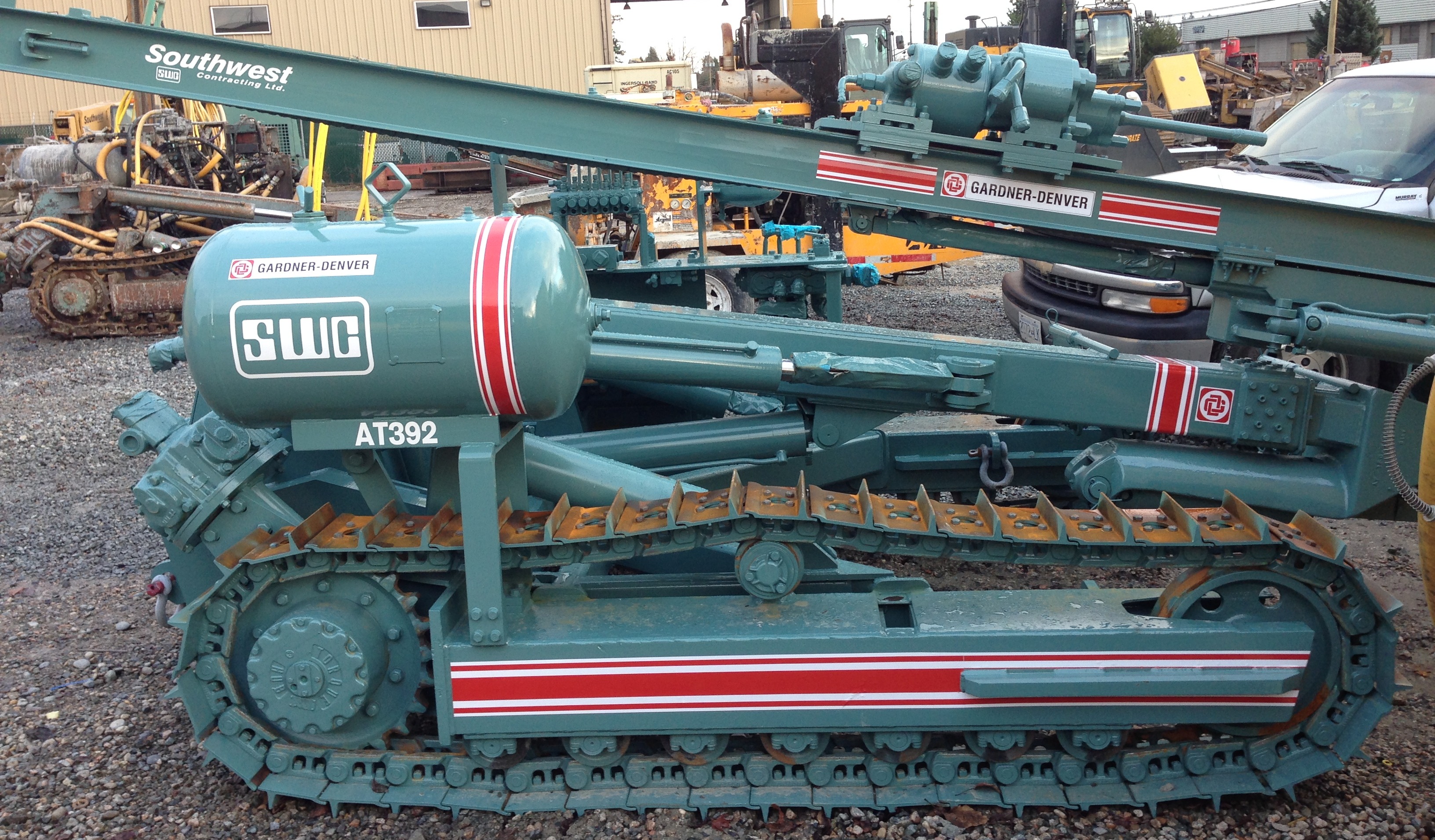 Layered calendared vinyl cut stripes